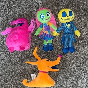 Disney Tim Burton's The Nightmare Before Christmas Plush Collector Set